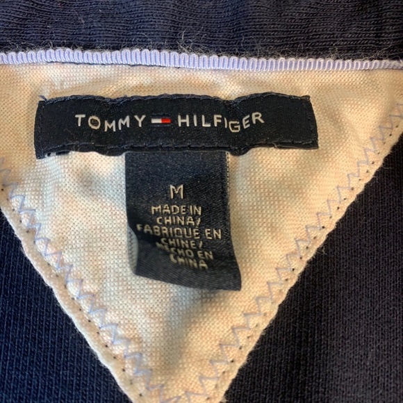 Tommy Hilfiger Women’s V-Neck Polo Dress Navy Blue - Picture 4 of 5